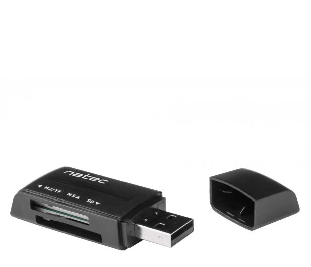 Natec CZYTNIK KART MINI ANT 3 SDHC MMC M2 MICRO SD USB 2.0 - 1470219 - zdjęcie 3